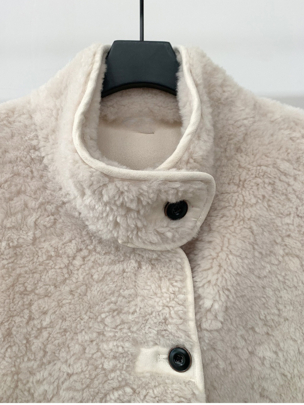 スタンドカラーボアコート 2209