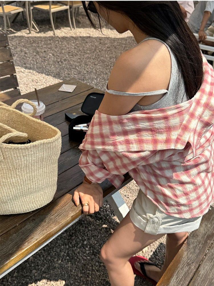 ショルダーデザインタンクトップ 2381