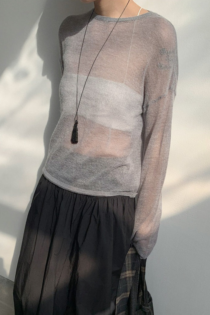 SEE THROUGH SUMMER KNIT 2298