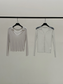 LAYERED SHEER COLLAR TOP 2124