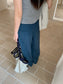 CORD BELT COCOON PANTS 2502