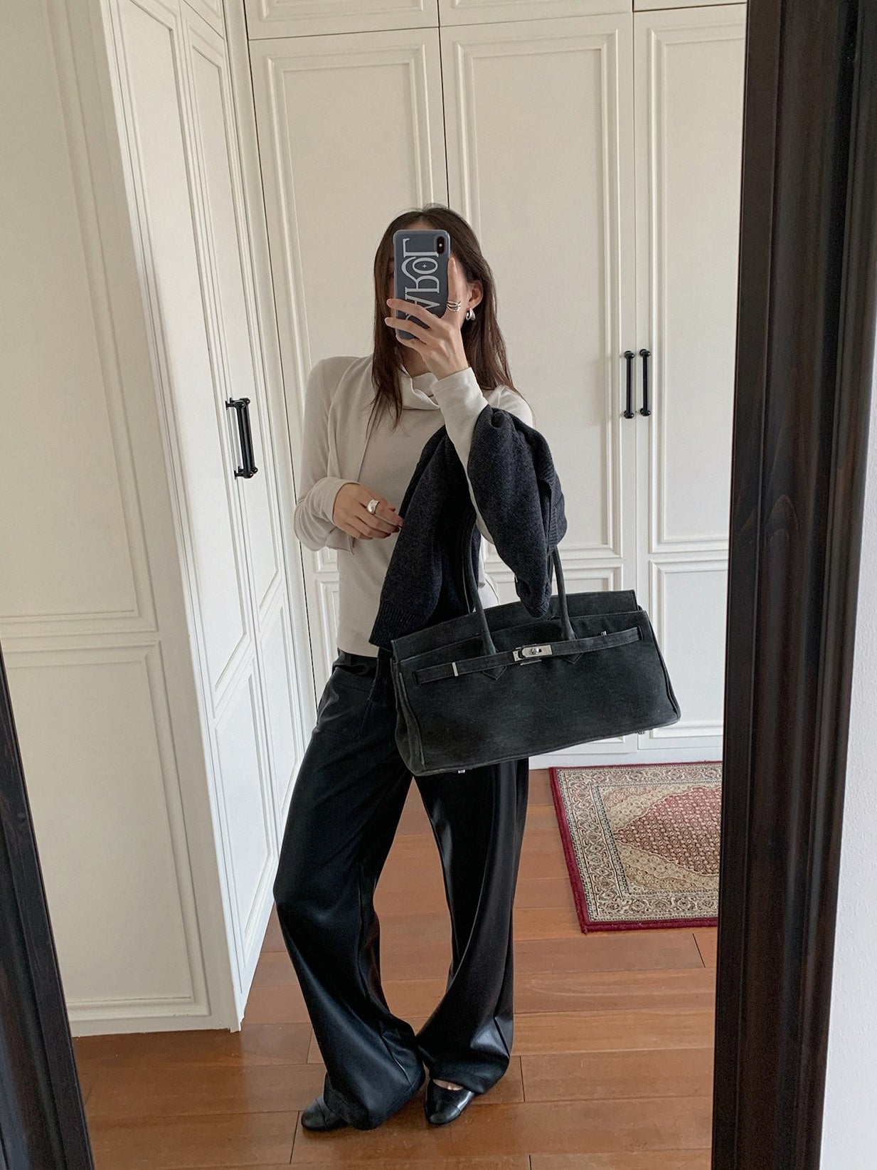 PU LEATHER PANTS 2491