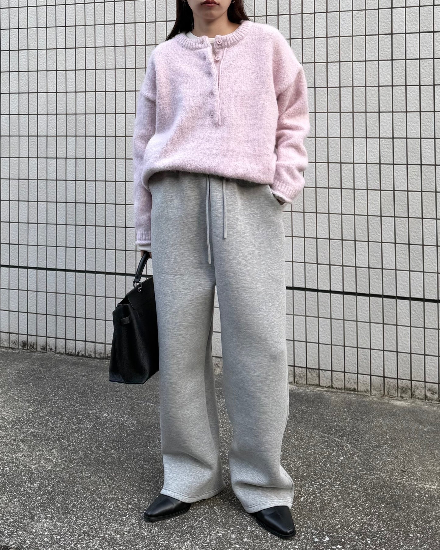 OVERSIZED HENLEY KNIT 2230