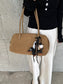SUEDE WIDE BOSTON BAG 2495