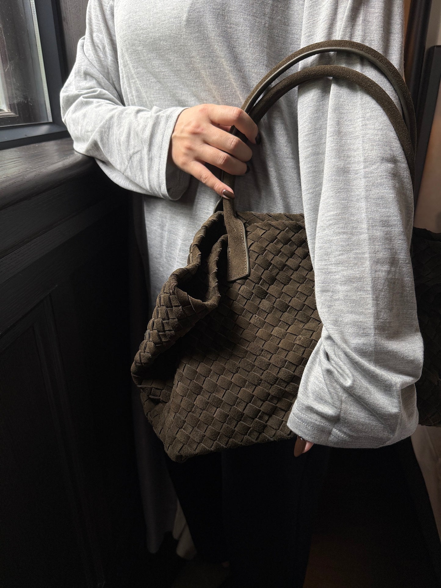 スエードレザーバッグ 2216