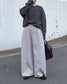 STRAIGHT WIDE PANTS 2222