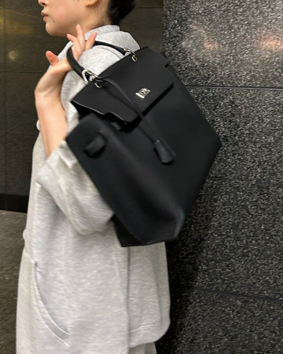 【予約商品】2WAYスクエアレザーバッグ 1911※12月中旬順次発送