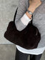 SUEDE WIDE BOSTON BAG 2495