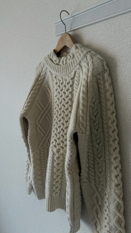 ウールフィッシャーマンニット 2226