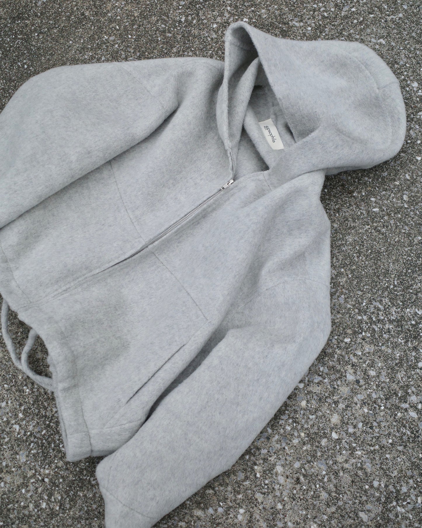 ボリュームウールパーカー2228