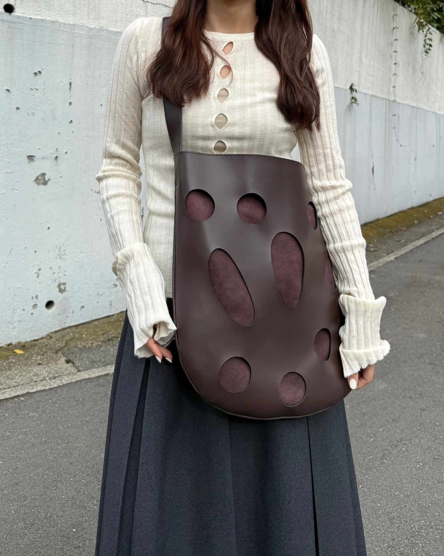 ホールデザインレザーバッグ 2141