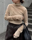 FLOCKED SHEER TURTLENECK 2224