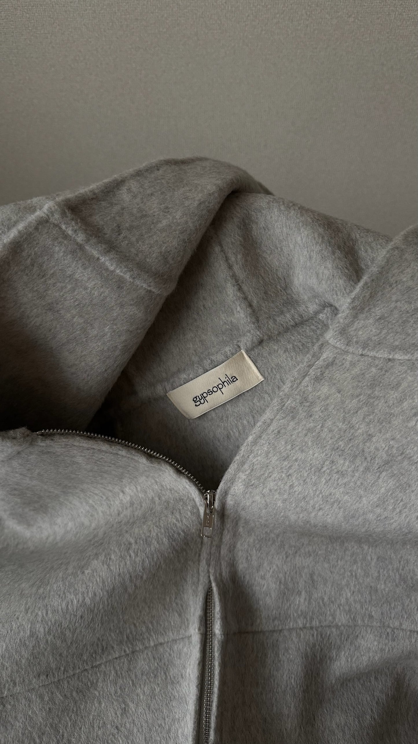 ボリュームウールパーカー2228