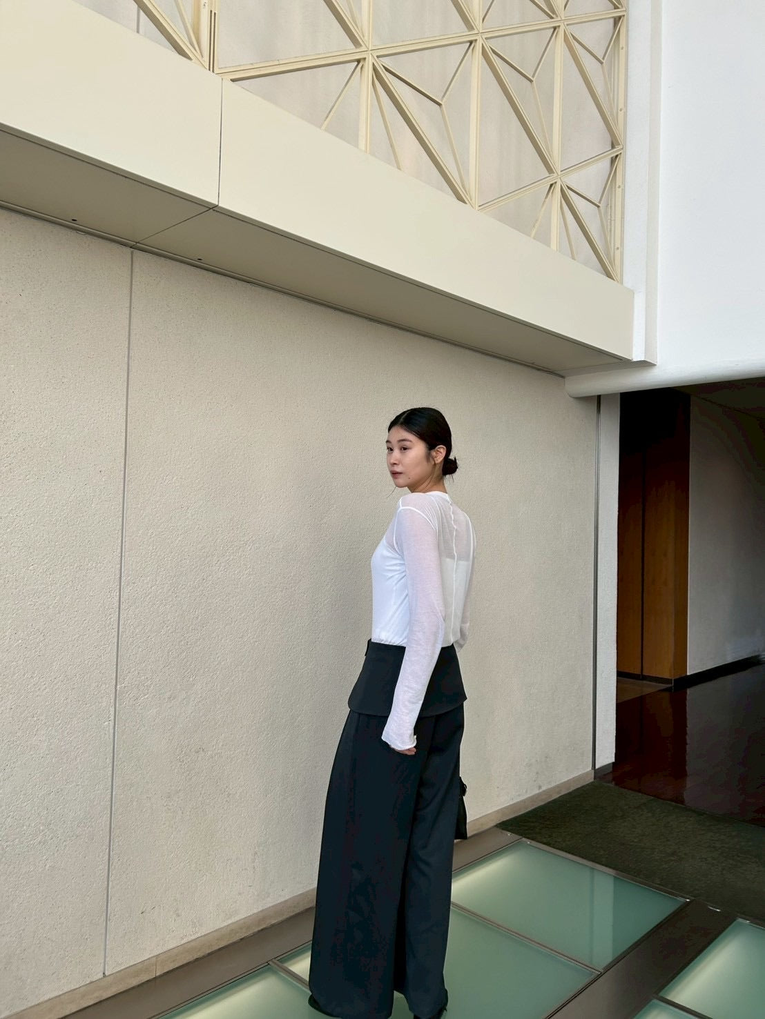 LAYERED FLAP TUCK PANTS 2130