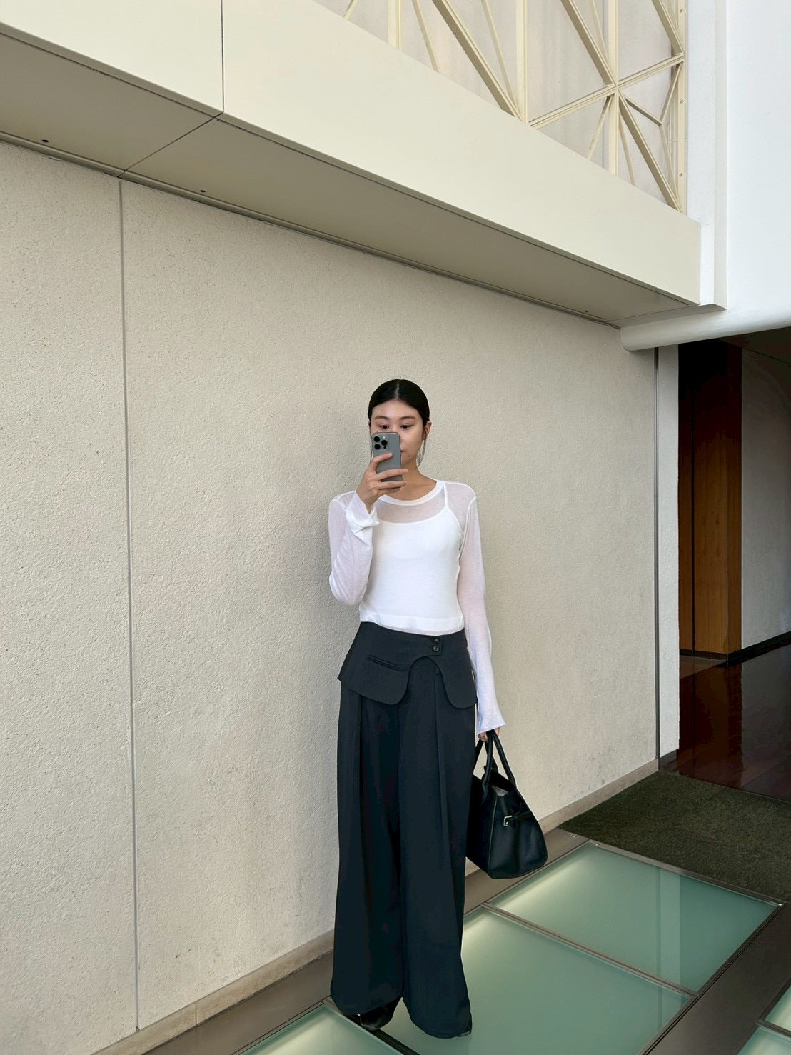 LAYERED FLAP TUCK PANTS 2130