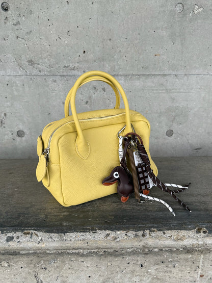 2WAY DOUBLE ZIP MINI BOSTON BAG 2351