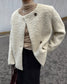 FLOCKED SHEER TURTLENECK 2224