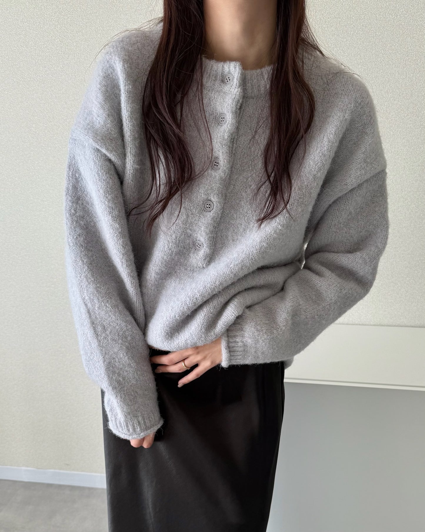 ヘンリーネックオーバーサイズニット2230