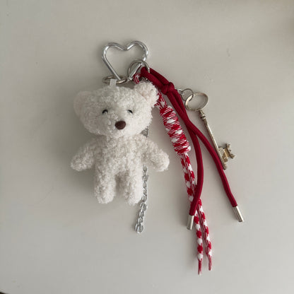FLUFFY TEDDY BEAR CHARM 2496