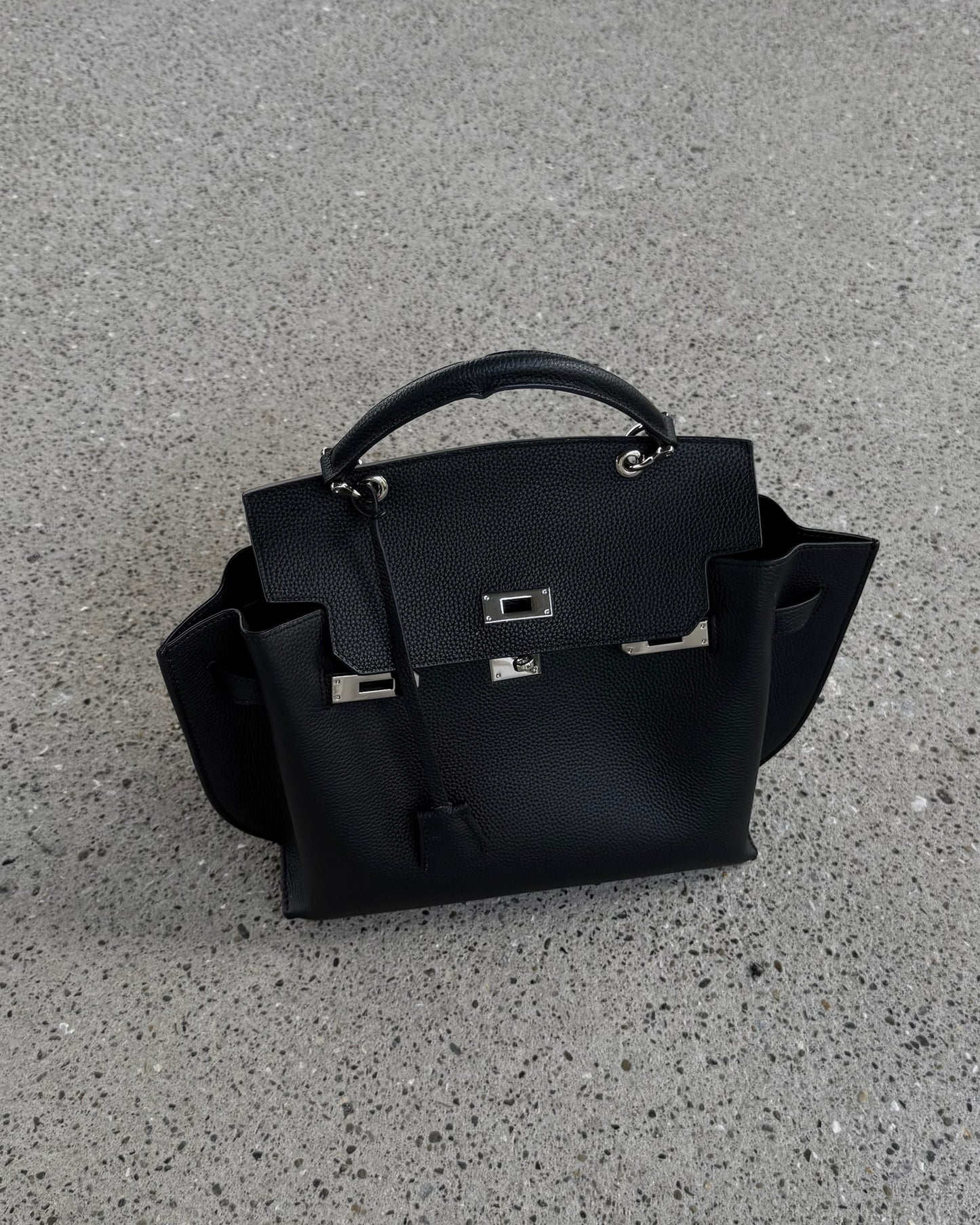 2WAY SQUARE LEATHER BAG 1911