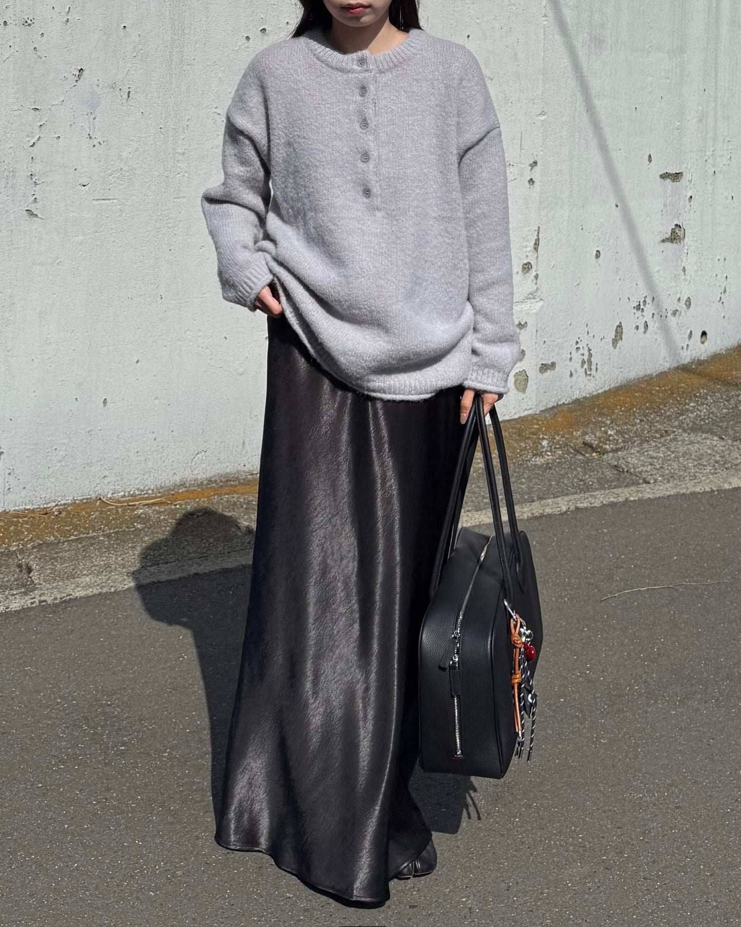 ヘンリーネックオーバーサイズニット2230