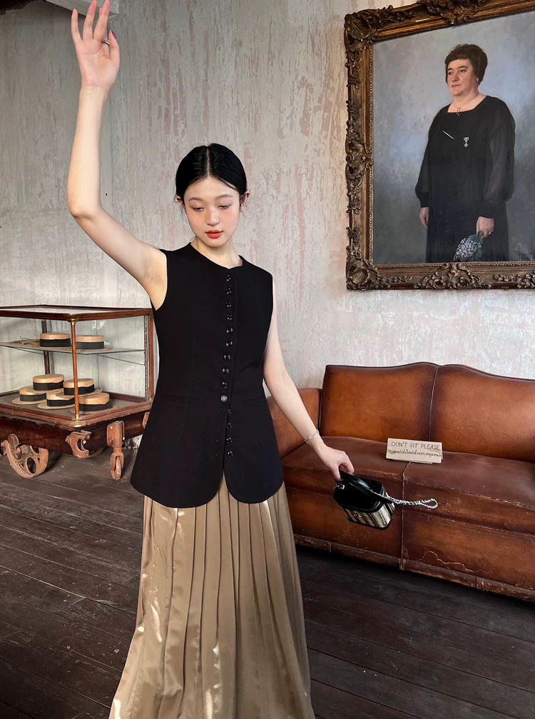 ノーカラーマニッシュベスト 1450