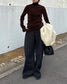 FLOCKED SHEER TURTLENECK 2224
