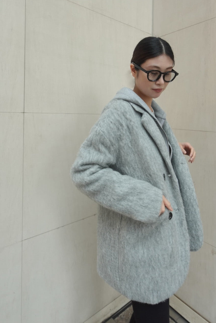 【再販】ミドル丈オーバーサイズシャギーコート 1227