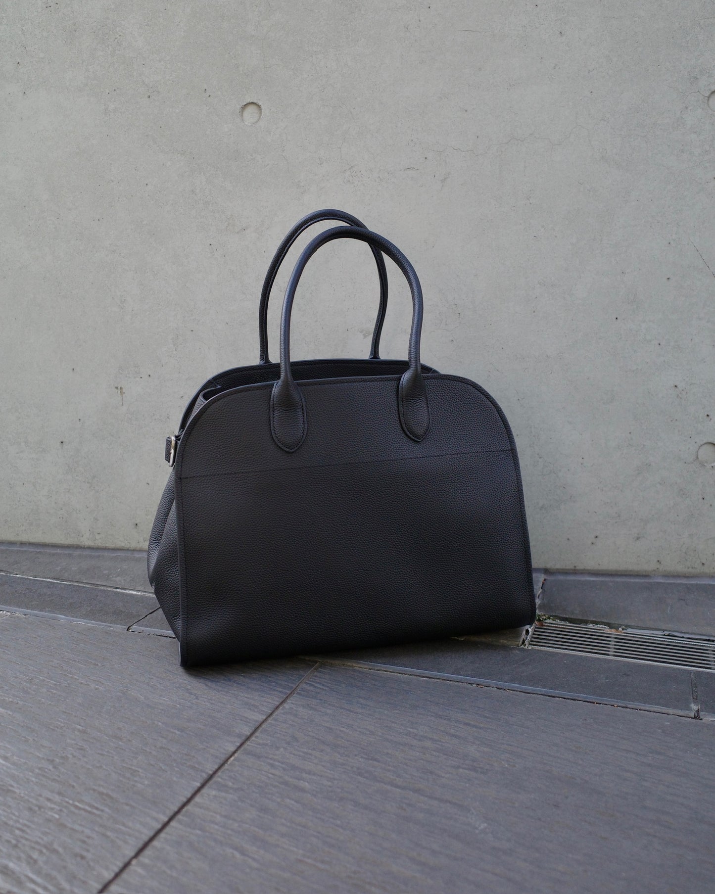 【予約商品】ベルトボストンバッグ(ラージ) 1425 ※12月中旬順次発送(Blackのみ)