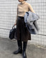 FLOCKED SHEER TURTLENECK 2224