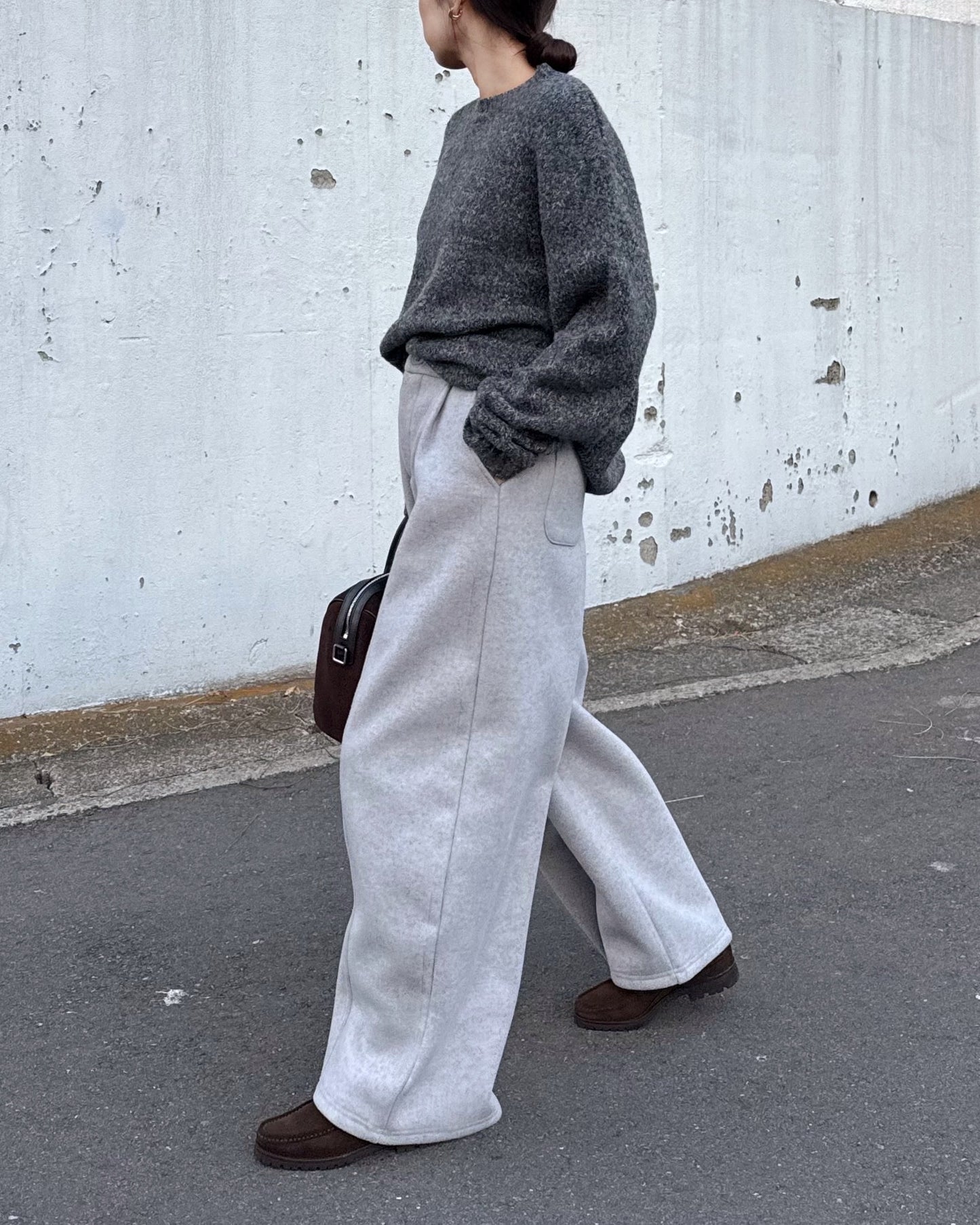 STRAIGHT WIDE PANTS 2222