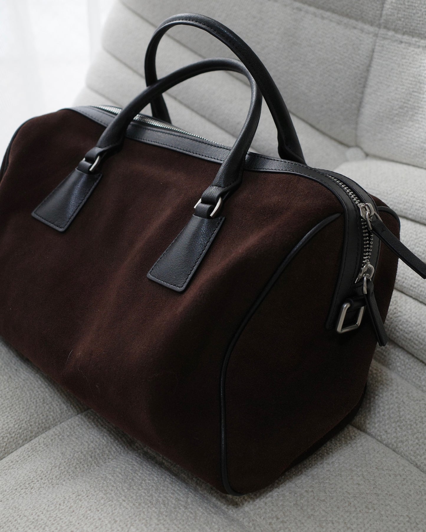 ソフトスエードボストンバッグ 2215