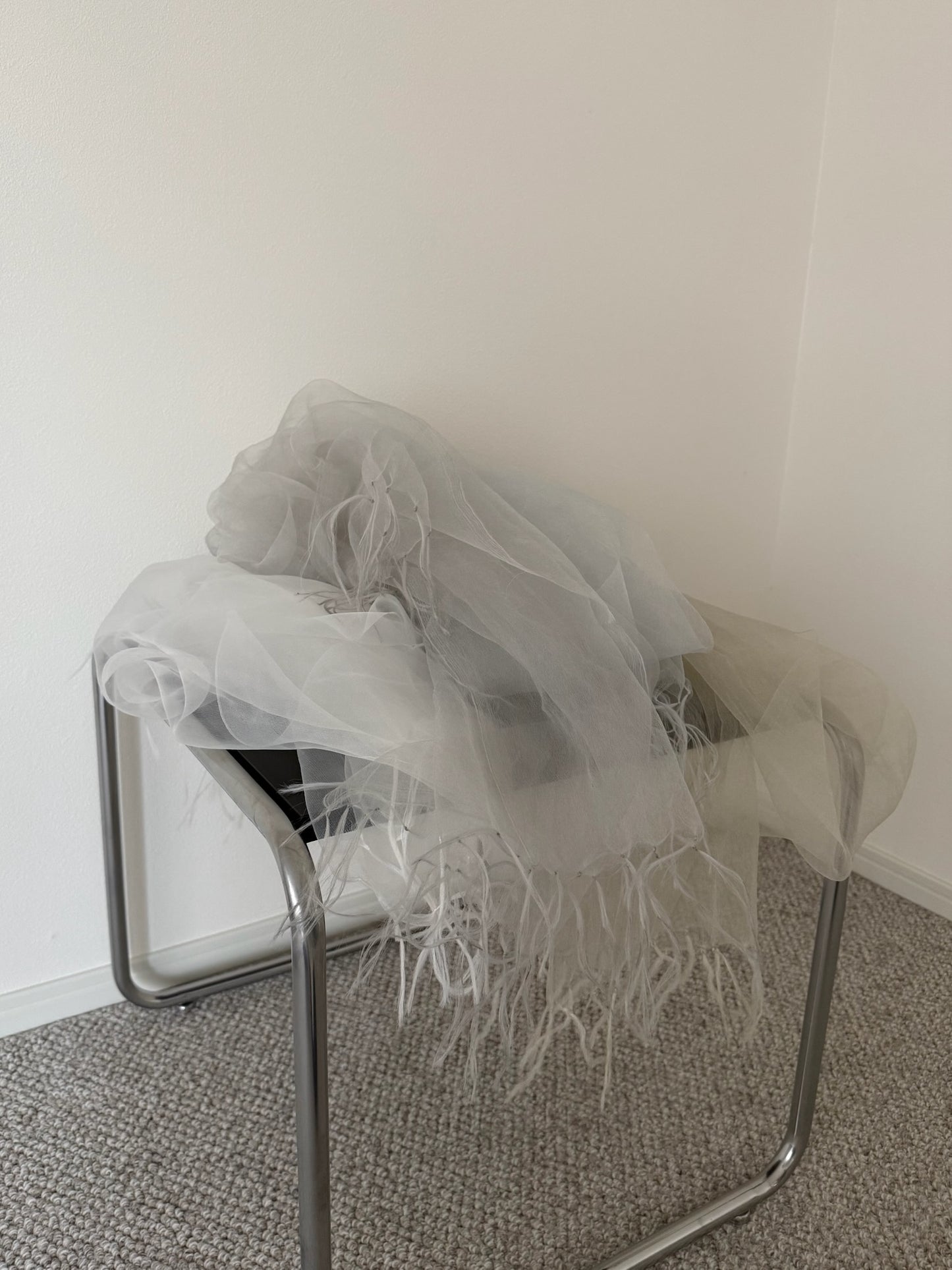 SHEER LONG SCARF 2498