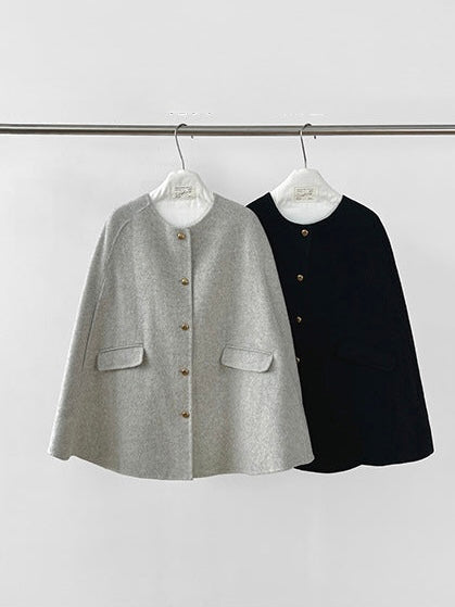 ダブルフェイスケープコート 2238