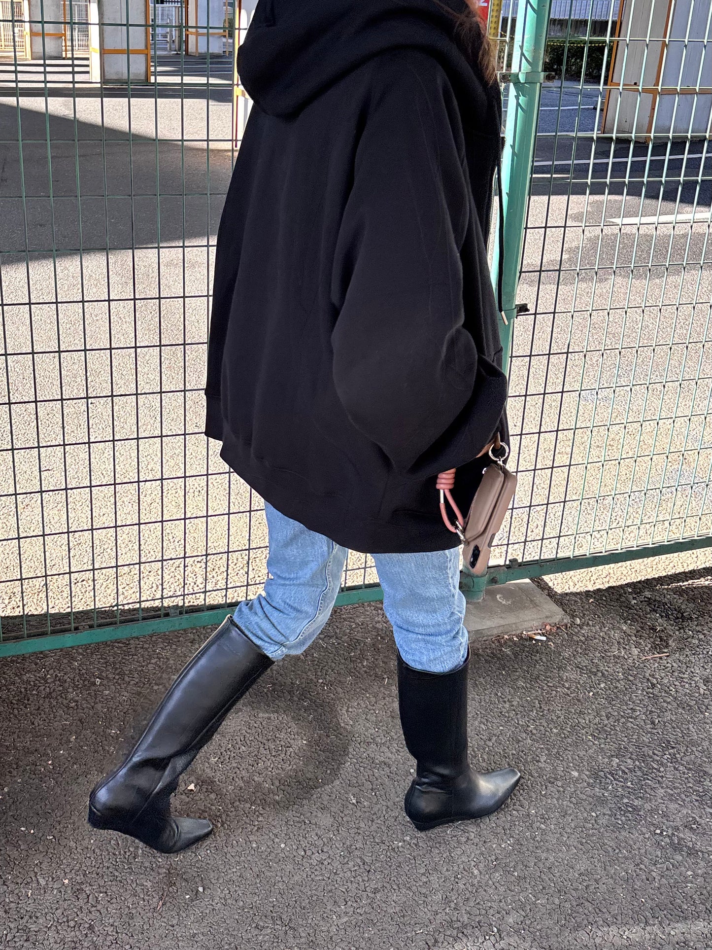 SQUARE TOE LONG BOOTS × ai05