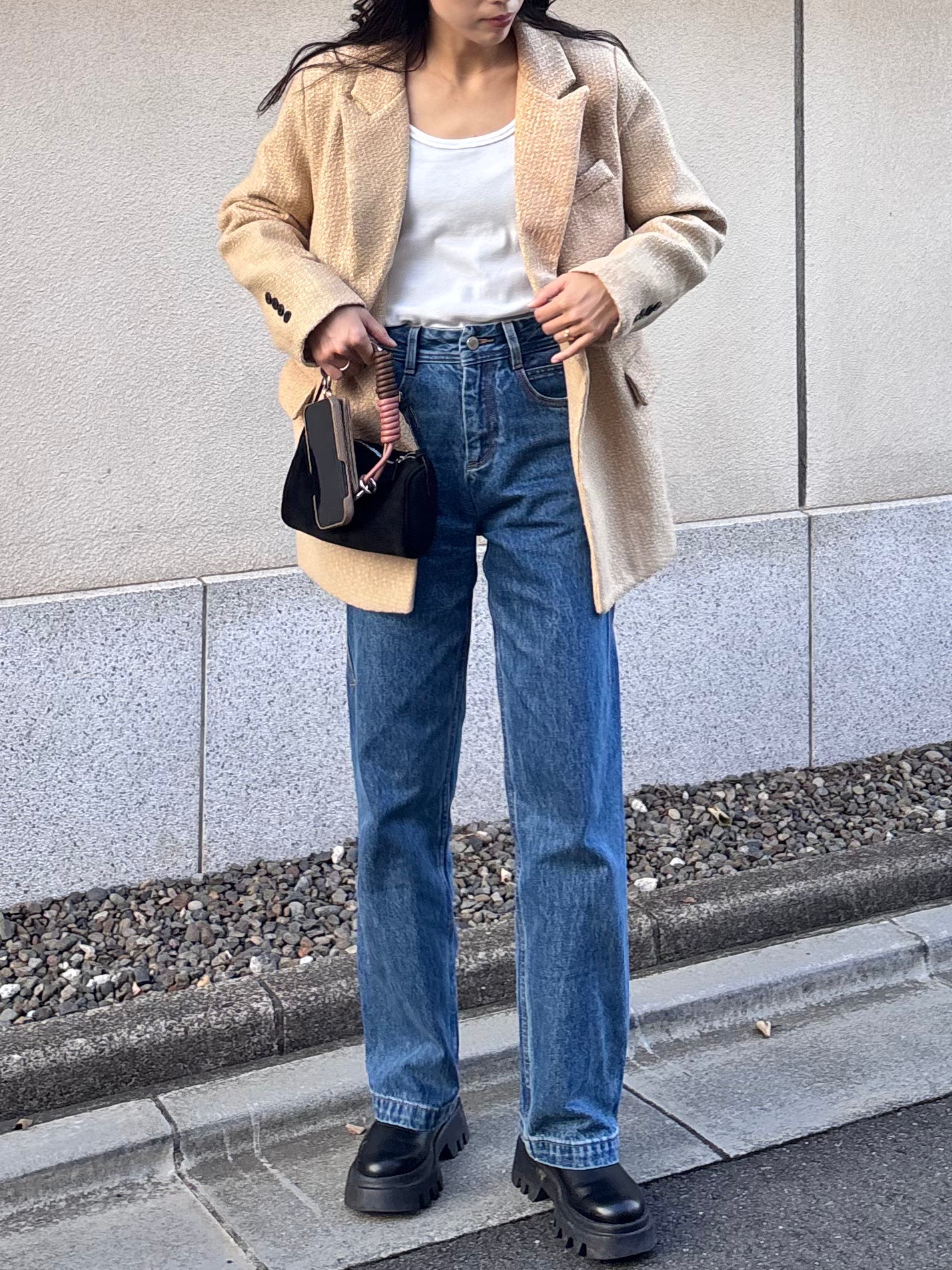 WASHABLE STRAIGHT DENIM × ai03