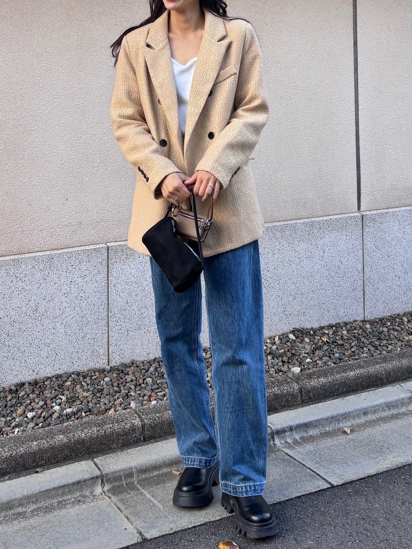 WASHABLE STRAIGHT DENIM × ai03