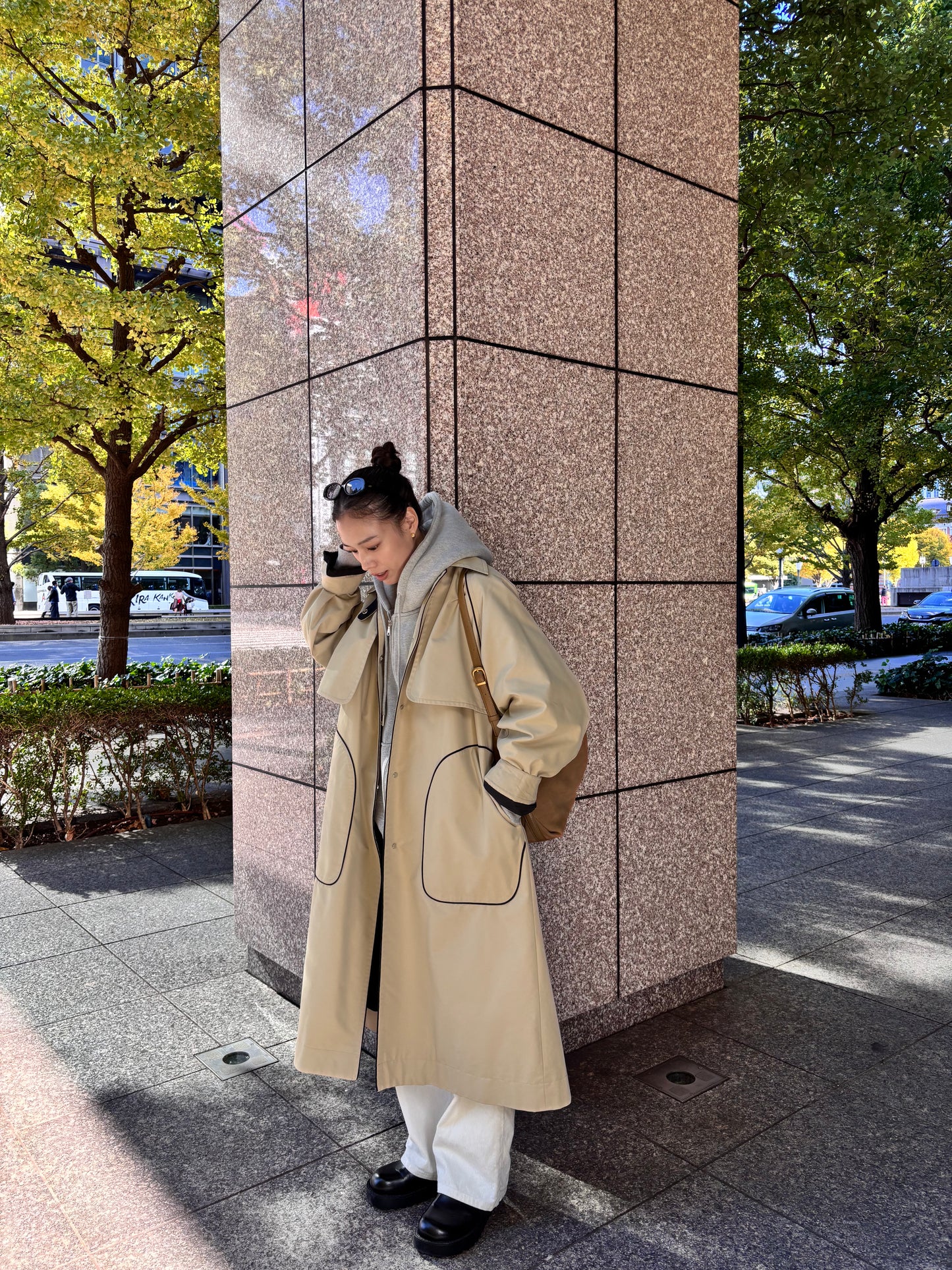 RAGLAN VOLUME-SLEEVE HOODIE × ai01