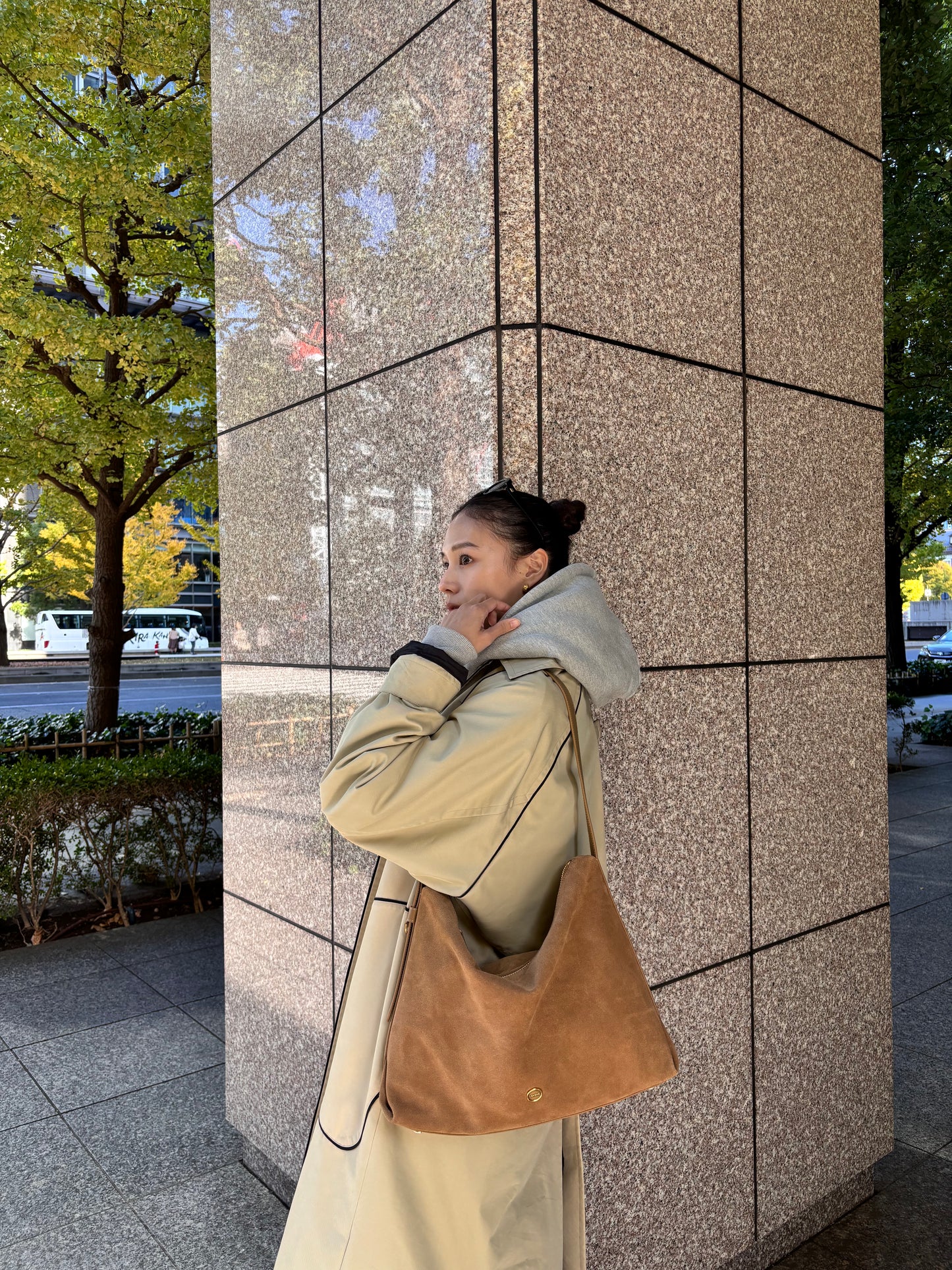 RAGLAN VOLUME-SLEEVE HOODIE × ai01