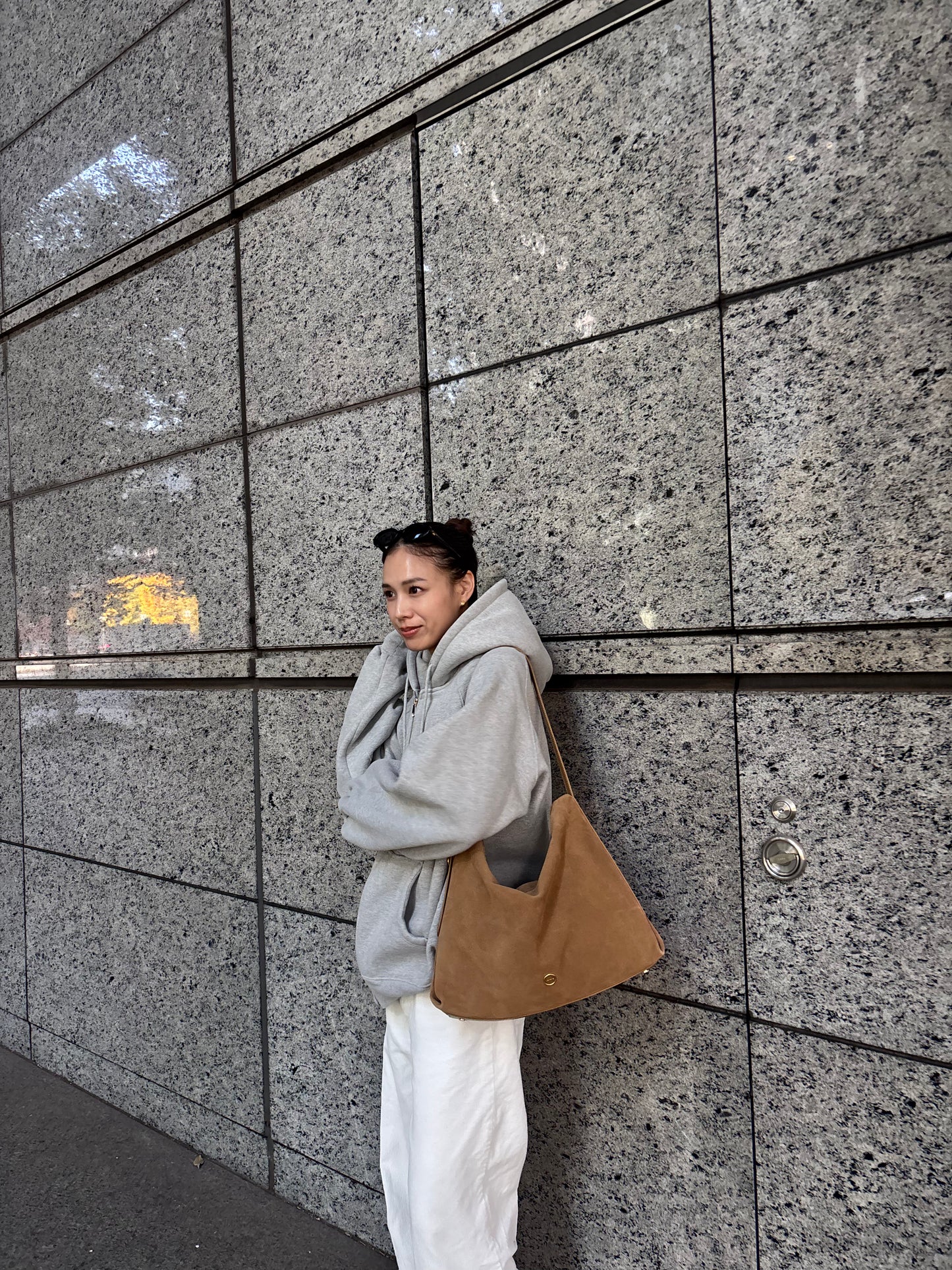 RAGLAN VOLUME-SLEEVE HOODIE × ai01