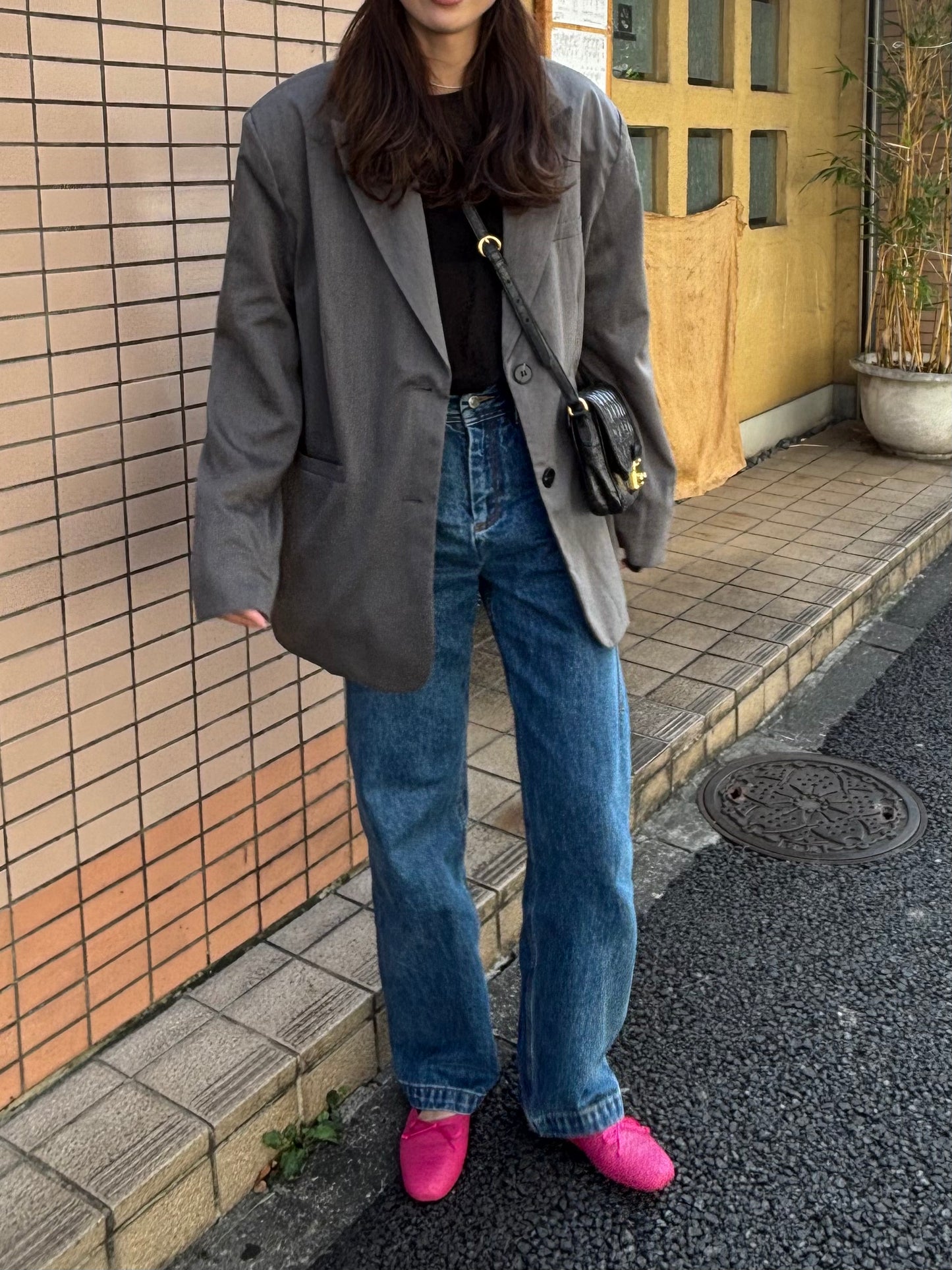 WASHABLE STRAIGHT DENIM × ai03