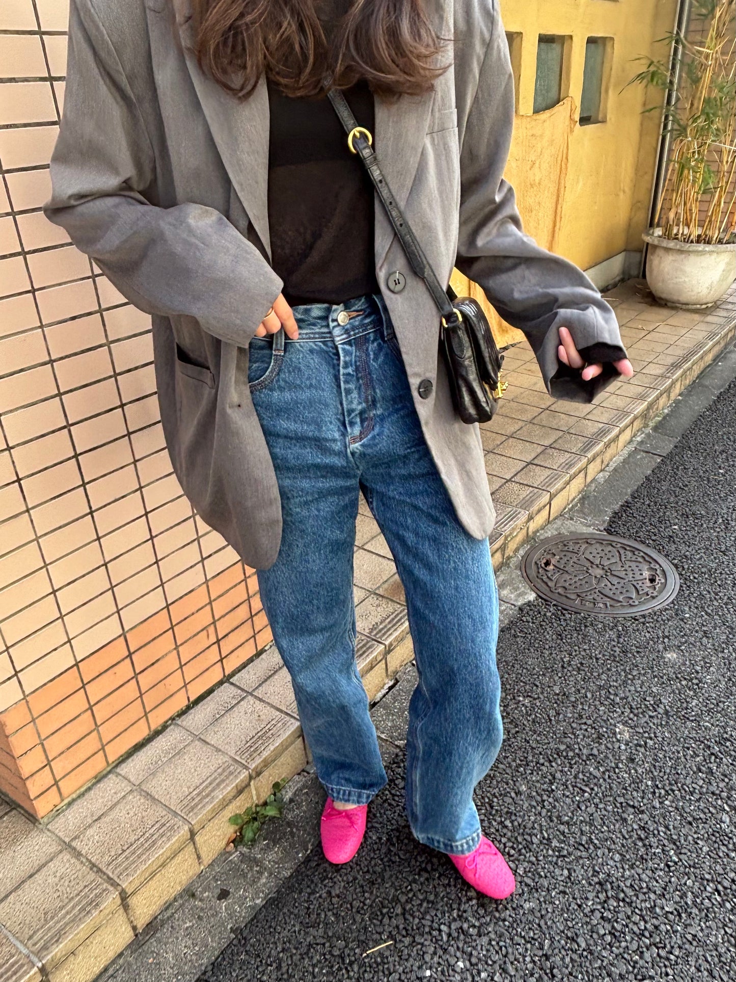 WASHABLE STRAIGHT DENIM × ai03