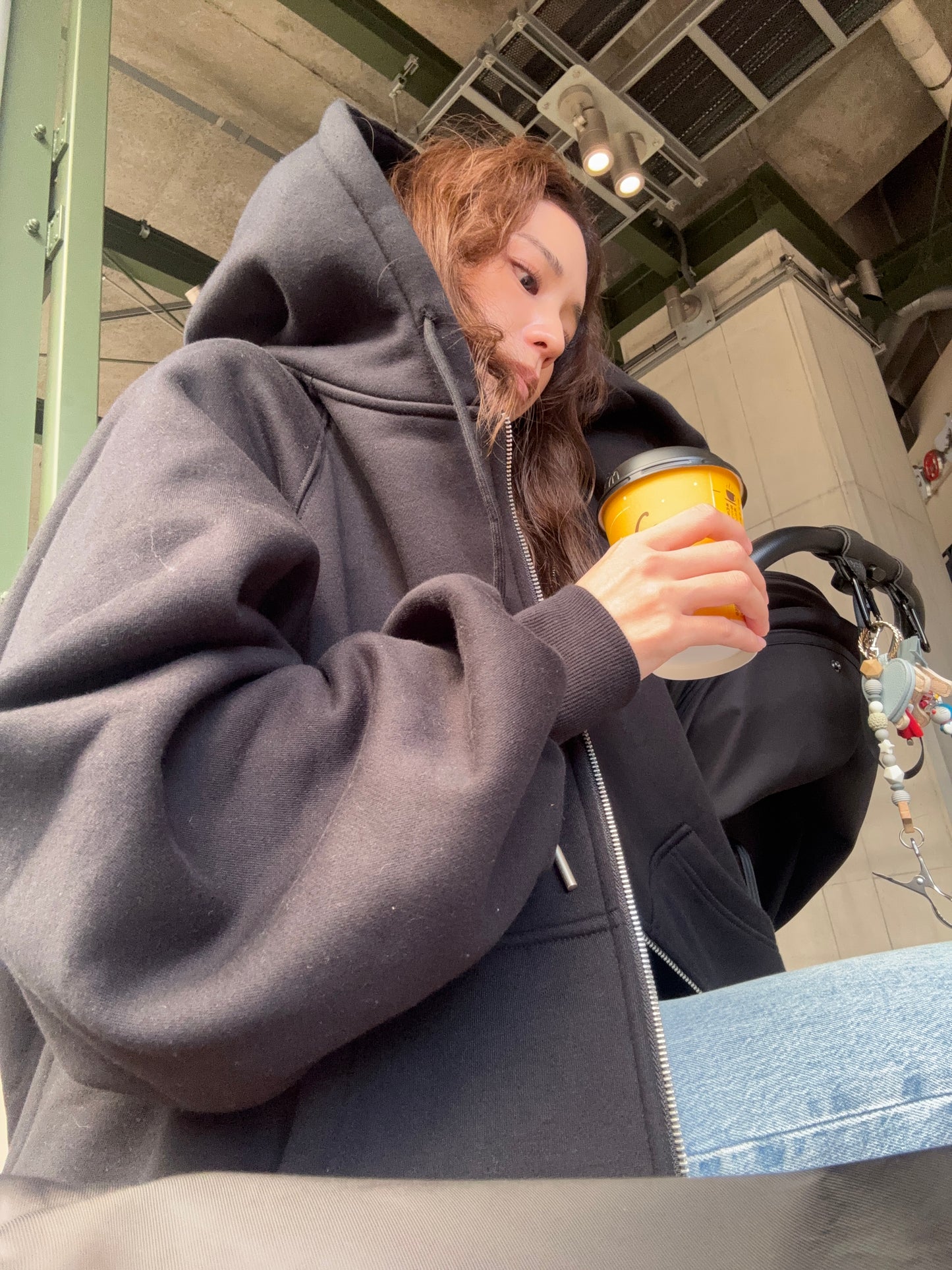 RAGLAN VOLUME-SLEEVE HOODIE × ai01