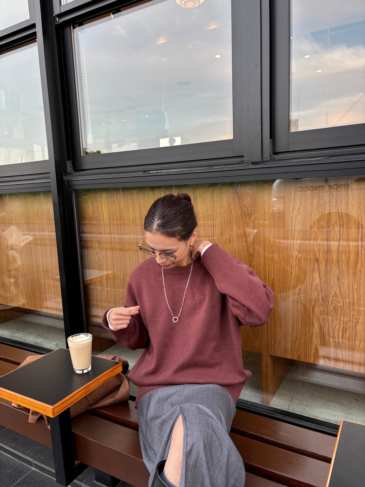 LONG SLEEVE SWEATER × ai04