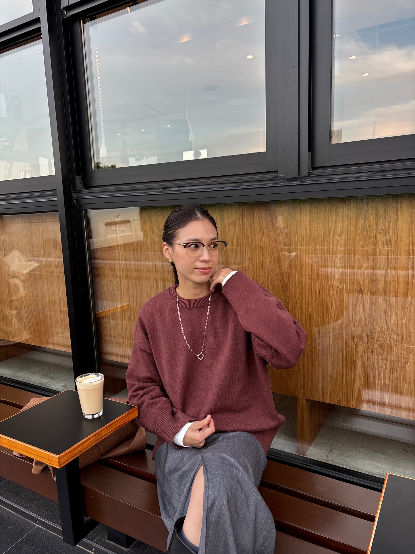 LONG SLEEVE SWEATER × ai04