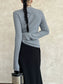 【再入荷】スキッパーリーブニット 1452