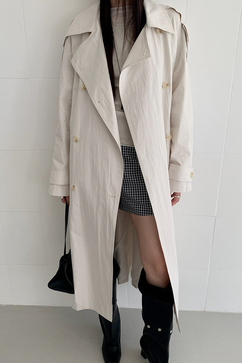 STAND COLLAR TRENCH COAT 2313