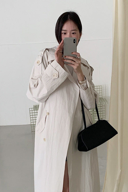 STAND COLLAR TRENCH COAT 2313