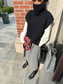 TURTLENECK WOOL KNIT VEST 1806