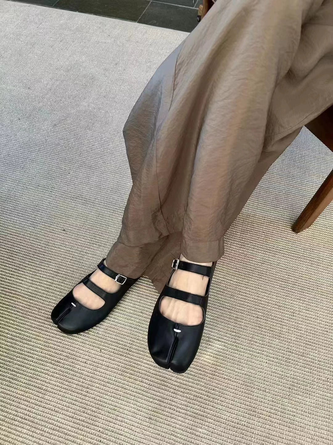 Two Strap Flat フラットシューズ Two Strap Flat フラットシューズ